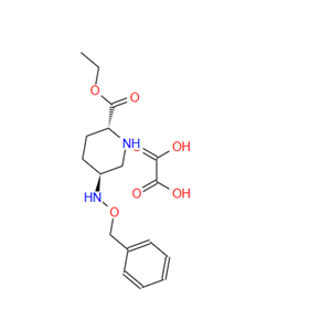 2R,5S)-苯氧胺基哌啶-2-甲酸乙酯草酸鹽,2-Piperidinecarboxylic acid, 5-[(phenylmethoxy)amino]-, ethyl ester, ethanedioate (1:1), (2R,5S)-