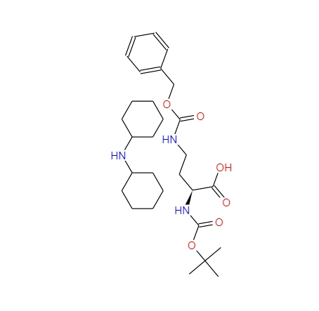 N-叔丁氧羰基-N'-苄氧羰基-L-2,4-二氨基丁酸二环己胺盐,N-alpha-t-Butyloxycarbonyl-N-gamma-benzyloxycarbonyl-L-2,4-diaminobutyric acid dicyclohexylamine