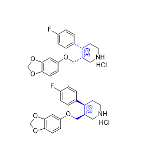 帕罗西汀杂质05,(3RS,4RS)-3-[(1,3-benzodioxol-5-yloxy)methyl]-4-(4-fluorophenyl)piperidine hydrochloride