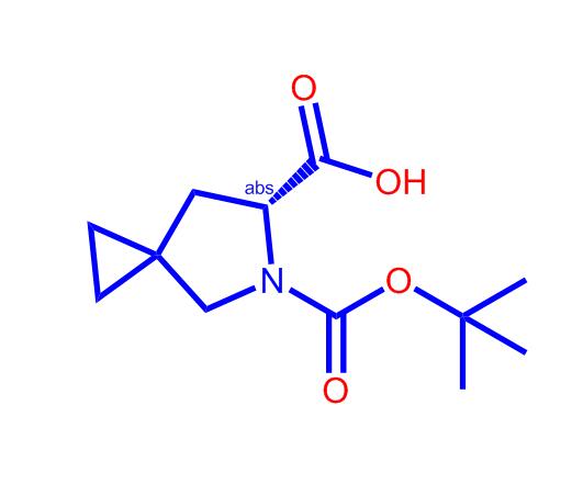 (R)-5-(叔丁氧基羰基)-5-氮杂螺[2.4]庚烷-6-羧酸,5-Azaspiro[2.4]heptane-5,6-dicarboxylic acid, 5-(1,1-dimethylethyl) ester, (6R)-