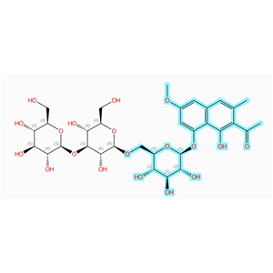 决明酮三葡萄糖苷，1002727-58-3，Torachrysone Triglucoside。