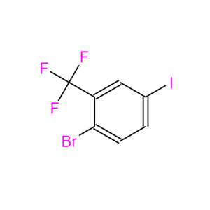 3-三氟甲基-4-溴碘苯,1-Bromo-4-iodo-2-(trifluoromethyl)benzene