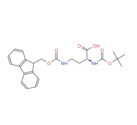 NΑ-叔丁氧羰基-NΓ-氨基酸-L-2,4-氨基丁酸,(S)-2-(Boc-amino)-4-(Fmoc-amino)butyric acid