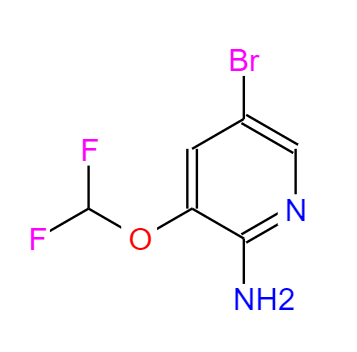 2-氨基-3-二氟甲氧基-5-溴吡啶,2-Amino-3-Difluoromethoxy-5-Bromopyridine