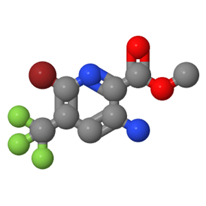 3-氨基-6-溴-5-(三氟甲基)吡啶甲酸甲酯,Methyl 3-amino-6-bromo-5-(trifluoromethyl)picolinate