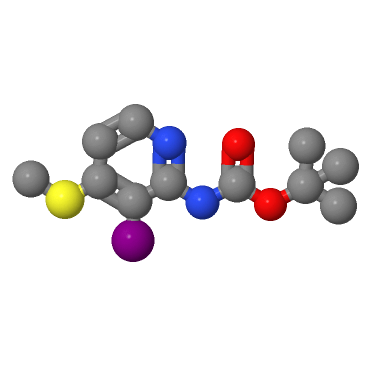 4-甲硫基-3-碘吡啶-2-氨基甲酸叔丁酯,tert-Butyl 4-(methylthio)-3-iodopyridin-2-ylcarbamate