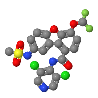 N-(3,5-二氯吡啶-4-基)-4-二氟甲氧基-8-[(甲磺酰基)氨基]二苯并[B,D]呋喃-1-甲酰胺,oglemilast