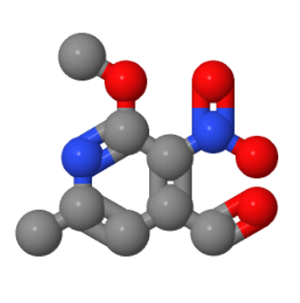 2-甲氧基-6-甲基-3-硝基吡啶-4-甲醛,2-METHOXY-6-METHYL-3-NITROPYRIDINE-4-CARBOXALDEHYDE