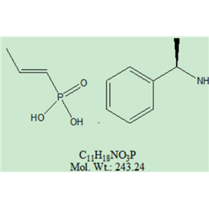 磷霉素反式-1-丙烯磷酸苯乙胺盐