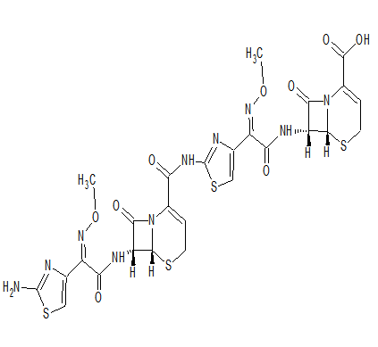 头孢唑肟钠聚合物B