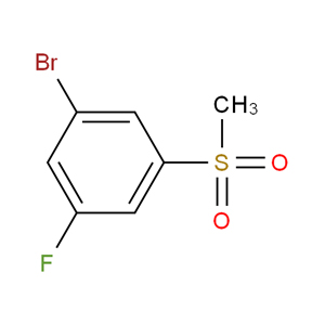 1-溴-3-氟-5-(甲磺酰基)苯,BENZENE, 1-BROMO-3-FLUORO-5-(METHYLSULFONYL)