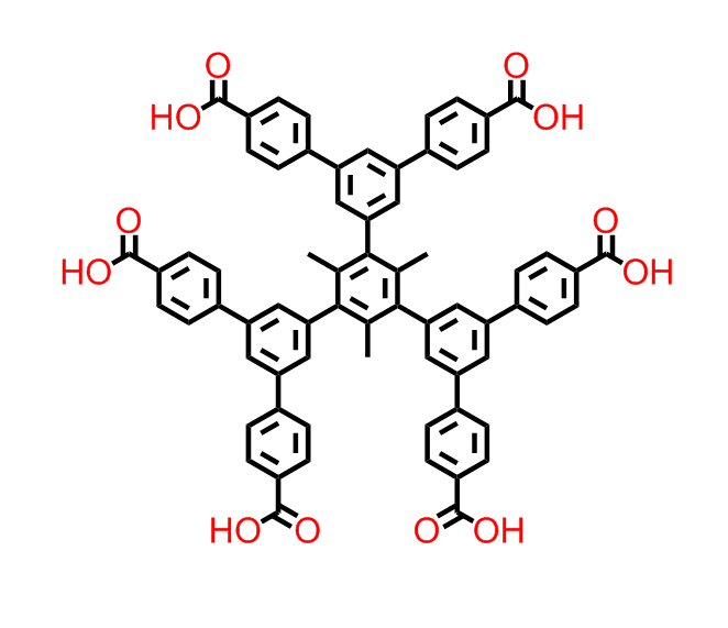 2,4,6-三甲基-1,3,5-三(3,5-二羧基苯乙炔基)苯,1,3-Benzenedicarboxylic acid, 5,5',5''-[(2,4,6-trimethyl-1,3,5-benzenetriyl)tri-2,1-ethynediyl]tris-