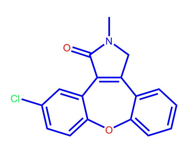 11-氯-2,3-二氢-2-甲基-1H-二苯并[2,3:6,7]氧杂卓并[4,5-C]吡咯-1-酮,11-Chloro-2,3-dihydro-2-methyl-1H-dibenz[2,3:6,7]oxepino[4,5-c]pyrrol-1-one