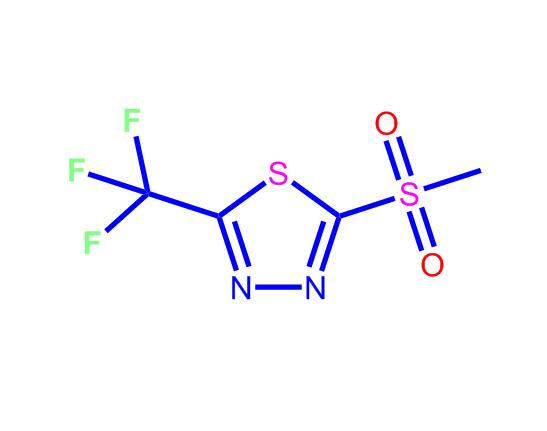 2-甲砜基-5-三氟甲基-1,3,4-噻二唑,2-(methylsulfonyl)-5-(trifluoromethyl)-1,3,4-thiadiazole