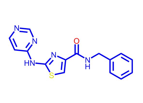 N-苄基-2-(嘧啶-4-基氨基)噻唑-4-甲酰胺,N-benzyl-2-(pyrimidin-4-ylamino)thiazole-4-carboxamide