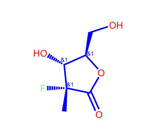 核苷類中間體,(3R,4R,5R)-3-fluoro-4-hydroxy-5-(hydroxymethyl)-3-methyldihydrofuran-2(3H)-one