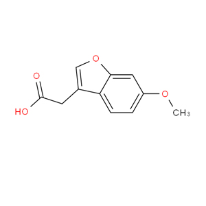 2-(6-甲氧基-1-苯并呋喃-3-基)乙酸,2-(6-METHOXY-1-BENZOFURAN-3-YL)ACETIC ACID