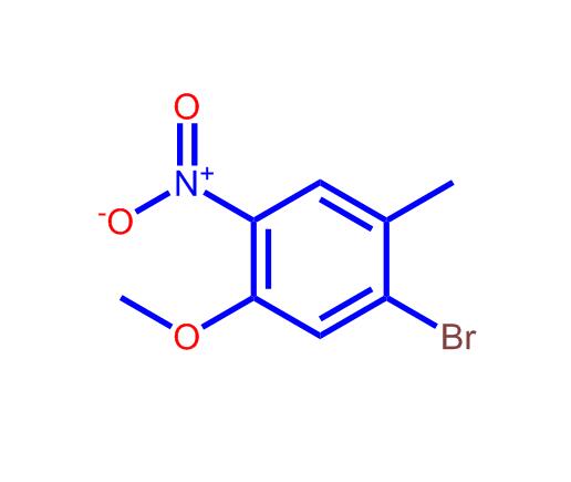 1-溴-5-甲氧基-2-甲基-4-硝基苯,1-Bromo-5-methoxy-2-methyl-4-nitrobenzene