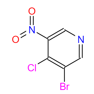 3-溴-4-氯-5-硝基吡啶,3-BROMO-4-CHLORO-5-NITROPYRIDINE