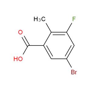 5-溴-3-氟-2-甲基苯甲酸,5-Bromo-3-fluoro-2-methylbenzoic acid