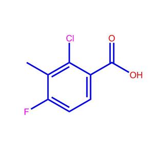 2-氯-4-氟-3-甲基苯甲,2-Chloro-4-fluoro-3-methylbenzoicacid