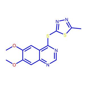 6,7-二甲氧基-4-[(5-甲基-1,3,4-噻二唑-2-基)硫基]喹唑啉1225451-84-2