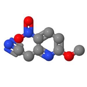 6-甲氧基-3-硝基吡啶-2-乙腈,2-CYANOMETHYL-3-NITRO-6-METHOXY PYRIDINE
