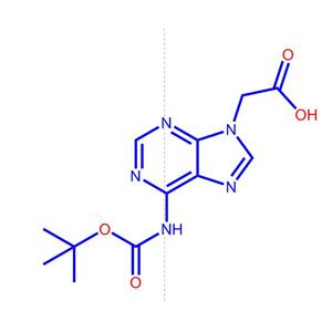 2-(6-((叔丁氧羰基)氨基)-9H-嘌呤-9-基)乙酸,2-(6-((tert-Butoxycarbonyl)amino)-9H-purin-9-yl)aceticacid