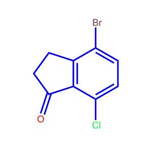 4-溴-7-氯-2,3-二氢-1H-茚-1-酮,4-Bromo-7-chloro-2,3-dihydro-1H-inden-1-one