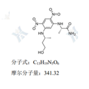 (S)-2-(5-((R) -4-羥基丁烷-2-基)氨基) -2,4-二硝基苯基)- 氨基)丙酰胺