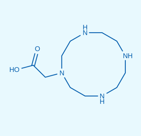 1,4,7,10-四氮杂环十二烷-1-乙酸,1,4,7,10-Tetraazacyclododecane-1-acetic acid