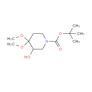 3-羥基-4,4-二甲氧基哌啶-1-羧酸叔丁酯,Tert-butyl 3-hydroxy-4,4-dimethoxypiperidine-1-carboxylate