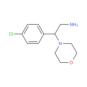 2-(4-CHLORO-PHENYL)-2-MORPHOLIN-4-YL-ETHYLAMINE,2-(4-CHLORO-PHENYL)-2-MORPHOLIN-4-YL-ETHYLAMINE