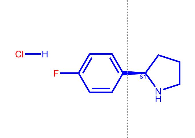 (R)-2-(4-氟苯基)吡咯烷盐酸盐,(R)-2-(4-Fluorophenyl)pyrrolidinehydrochloride