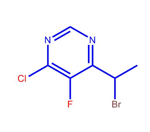 4-(1-溴代乙基)-5-氟-6-氯嘧啶,4-(1-Bromoethyl)-6-chloro-5-fluoropyrimidine