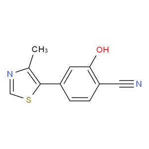2-羟基-4-(4-甲基噻唑-5-基)苯甲腈,2-Hydroxy-4-(4-methylthiazol-5-yl)benzonitrile