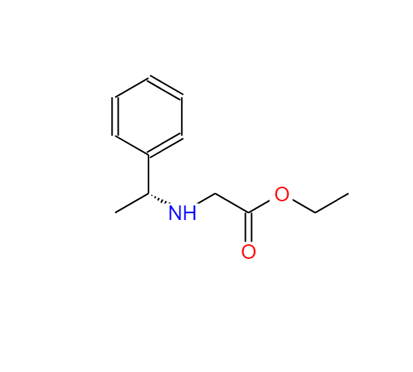 (R)-(1-苯基乙氨基)乙酸乙酯,R(+)-TRANS[ETHOXY CARBONYLMETHYL]-1-PHENYLETHYLAMINE