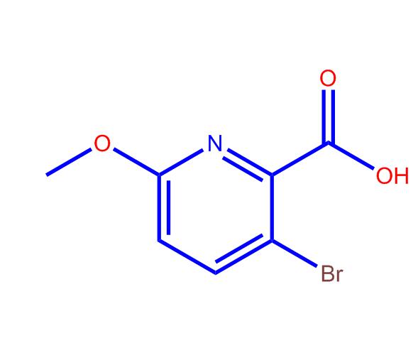 3-溴-6-甲氧基吡啶甲酸,3-Bromo-6-methoxypicolinic acid