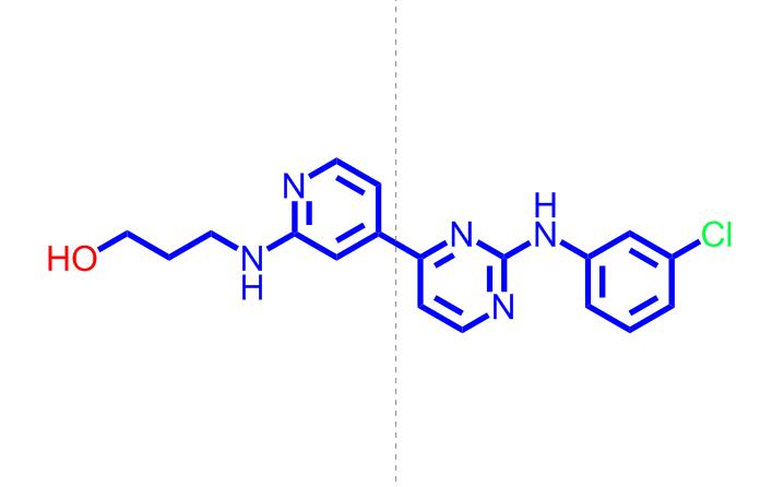 3-((4-(2-((3-氯苯基)氨基)嘧啶-4-基)吡啶-2-基)氨基)丙-1-醇,3-((4-(2-((3-Chlorophenyl)amino)pyrimidin-4-yl)pyridin-2-yl)amino)propan-1-ol