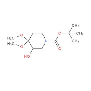 3-羟基-4,4-二甲氧基哌啶-1-羧酸叔丁酯
