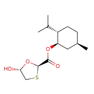 (2R,5R)-5-羟基-1,3-氧硫杂环-2-羧酸 (1R,2S,5R)-5-甲基-2-异丙基环己酯