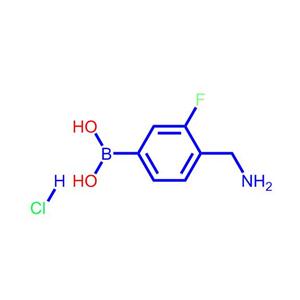 (4-(氨基甲基)-3-氟苯基)硼酸盐酸盐,(4-(Aminomethyl)-3-fluorophenyl)boronicacidhydrochloride