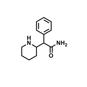2-苯基-2-(哌啶-2-基)乙酰胺  19395-39-2
