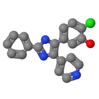 4-(4-氯-3-羥基苯基)-2-苯基-5-(吡啶-4-基)-1H-咪唑,2-(Phenyl)-4-(3-hydroxy-4-chlorophenyl)-5-(4-pyridyl)-1H-imidazole