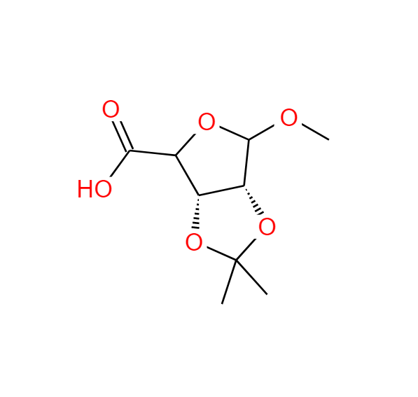 2,3-邻异亚丙基-1-邻甲基-D-核糖酸,2,3-O-ISOPROPYLIDENE-1-O-METHYL-D-RIBOSIC ACID