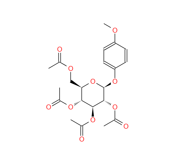 4-甲氧苯基-2,3,4,6-四-O-乙酰基-Β-D-吡喃葡萄糖苷,4-METHOXYPHENYL 2,3,4,6-TETRA-O-ACETYL-BETA-D-GLUCOPYANOSIDE