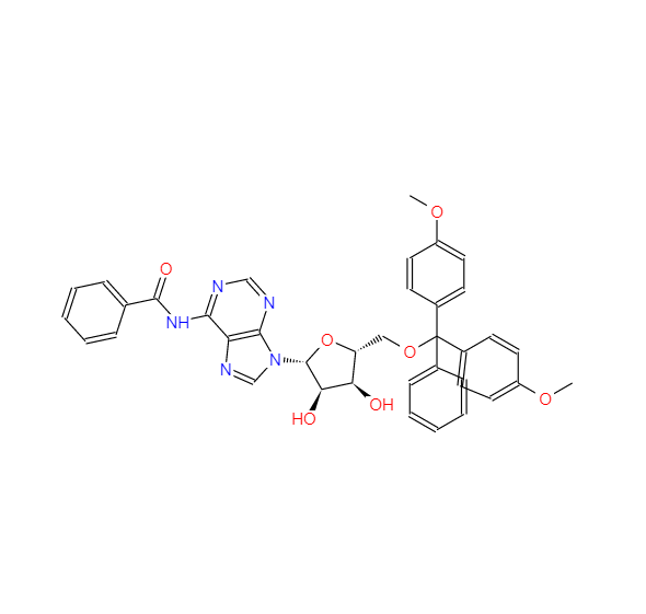 5'-O-(4,4'-二甲氧基三苯甲基)-N6-苯甲酰基腺苷,5'-DMT-RIBO ADENOSINE (N-BZ)