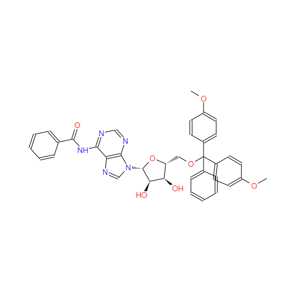 5'-O-(4,4'-二甲氧基三苯甲基)-N6-苯甲?；佘?5'-DMT-RIBO ADENOSINE (N-BZ)