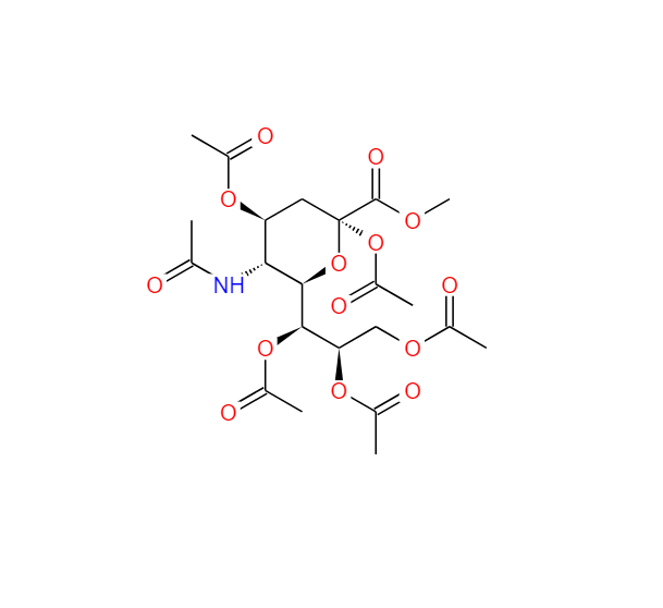2,4,7,8,9-五-O-乙酰-N-乙酰神经氨酸甲酯,N-acetylneuraminic Acid Methyl Ester 2,4,7,8,9-Pentaacetate