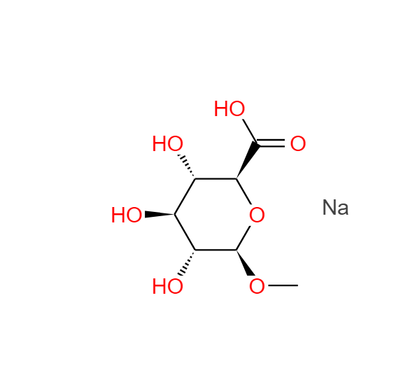 甲基 BETA-D-吡喃葡糖苷酸单钠盐,1-O-METHYL-BETA-D-GLUCURONIC ACID, SODIUM SALT